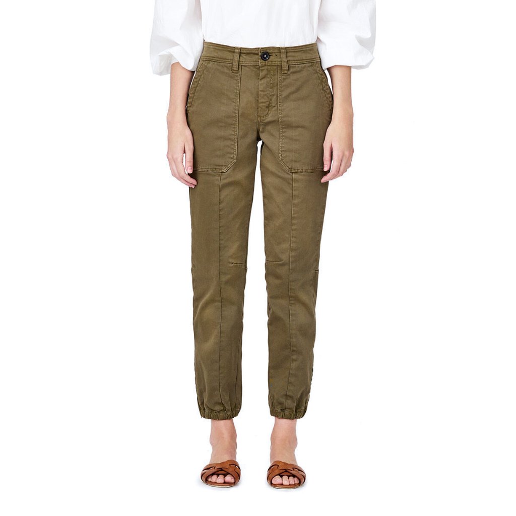 Rebecca Taylor La Vie Brushed Stretch Twill Jogger